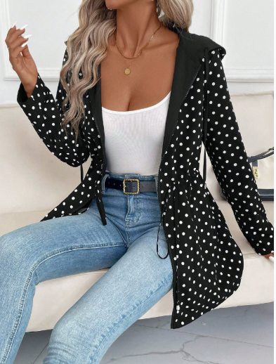 Farida | Zip-Up Reversible Leopard Print Coat for Women