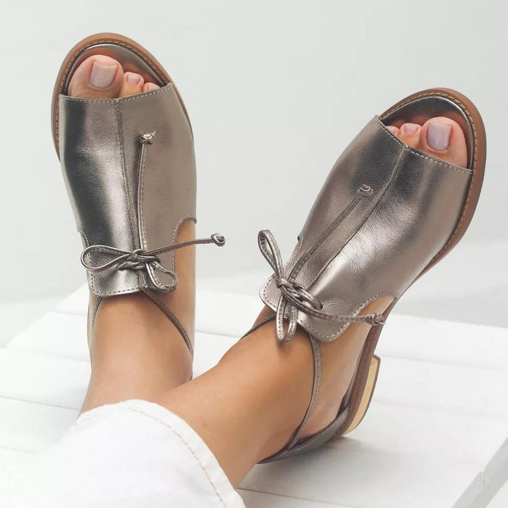 LILLIANA – STRAP-STYLE LEATHER SANDALS