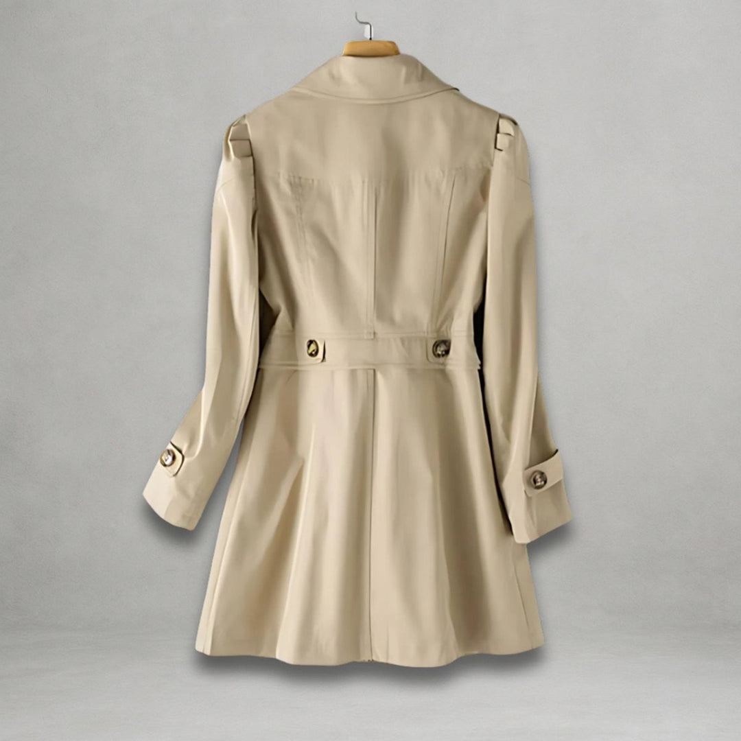 Camille | Women's Lapel Collar Single-Breasted Classic Trench Coat