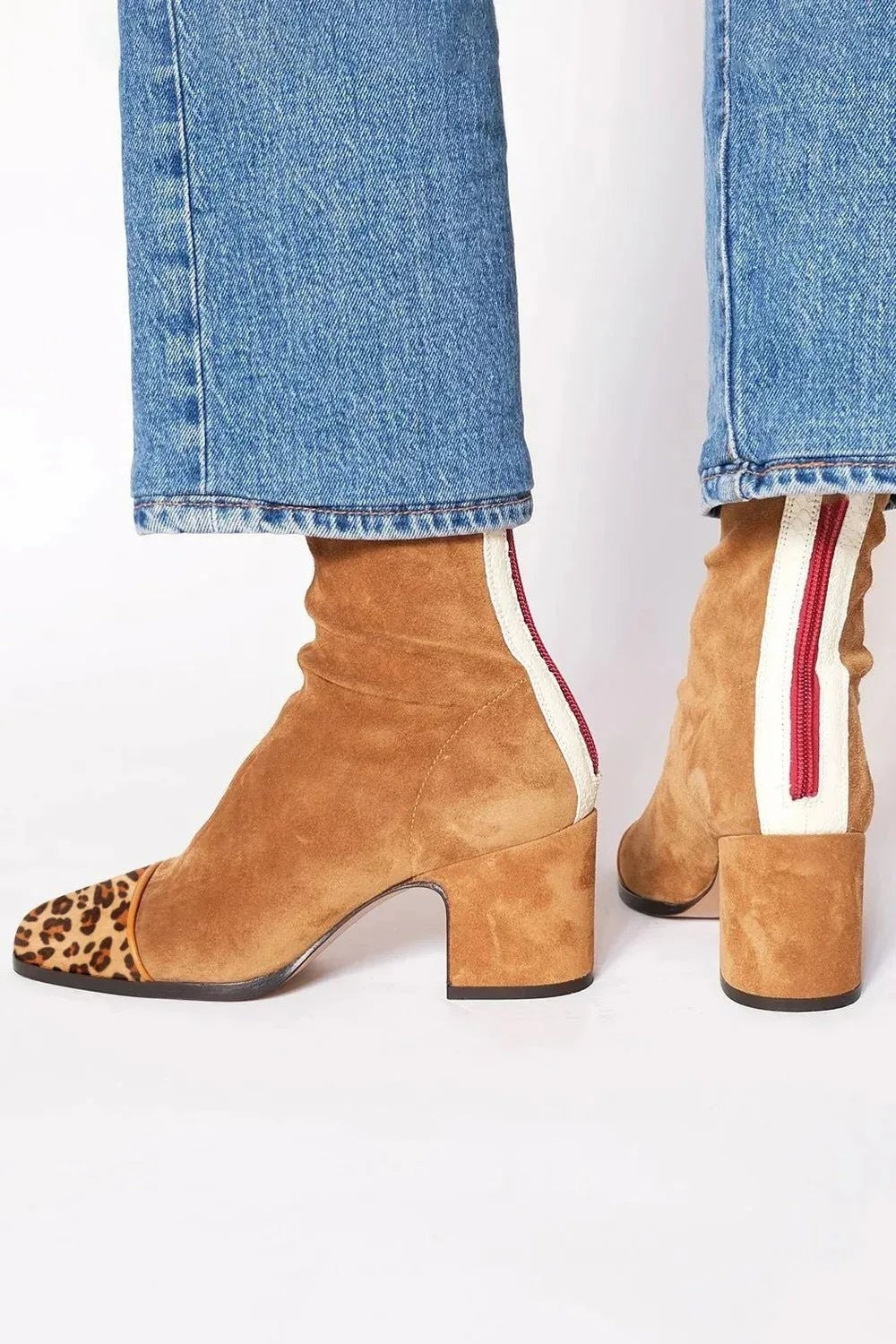 Marlowe | Women's Slouchy Square-Toe Block-Heel Ankle Boots