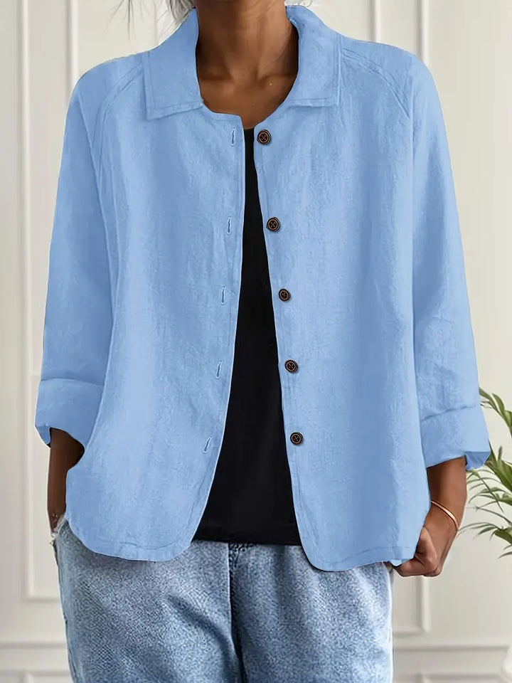 Zara | Oversized Blazer with Button Front for Women