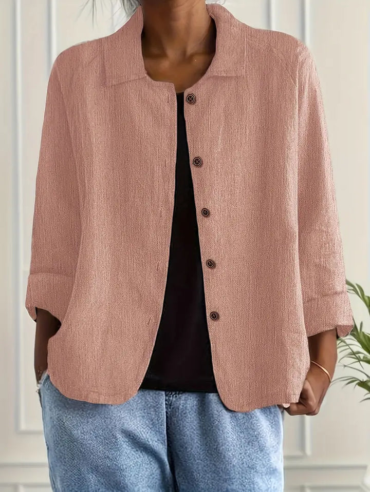 Zara | Oversized Blazer with Button Front for Women